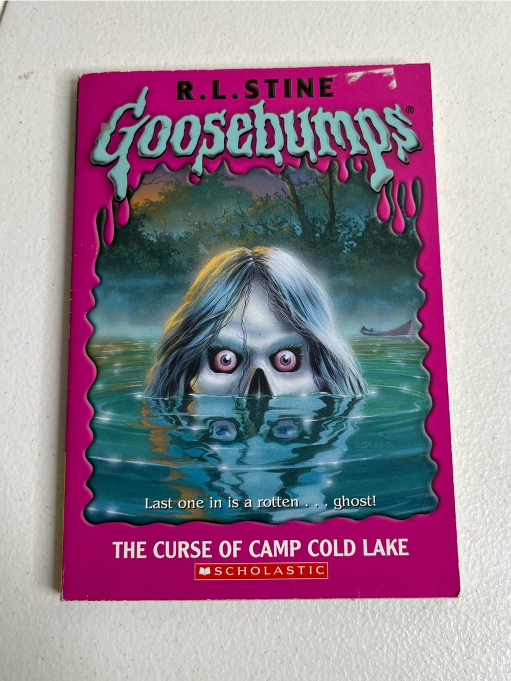 Goosebumps #56 The Curse of Camp Cold Lake First Edition 1997 Paperback Book